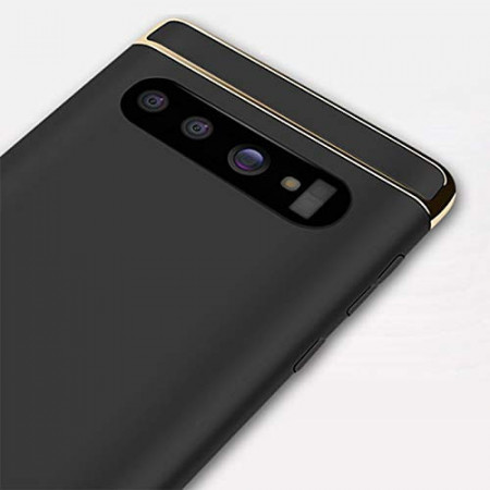 Husa Samsung Galaxy S10e , Elegance Luxury 3in1 Negru