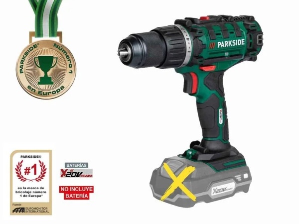 Masina de Gaurit si Insurubat cu Acumulator Parkside – Putere si Versatilitate de 20V in Design Elegant Negru si Verde - Img 2