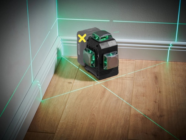 Nivela Laser cu Acumulator PARKSIDE PKLLP 3360, Laser Verde 3 x 360°, Autonivelanta, cu Valiza de Transport, Incarcator si Acumulator inclus - Img 3