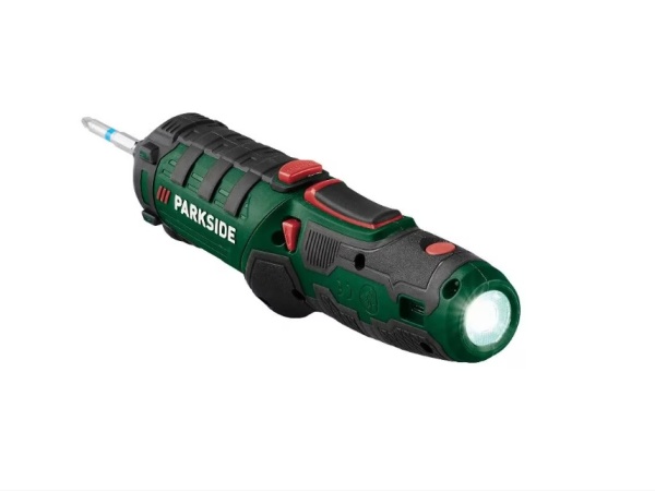 Surubelnita cu acumulator Parkside, 4 V, 26 de bituri, 200 rpm, 10Nm, maner drept sau tip pistol - Img 4