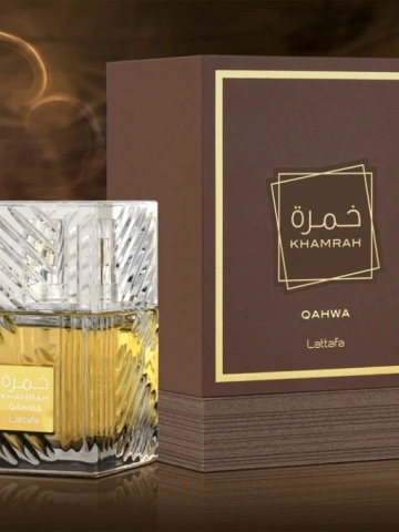 Apa de parfum Lattafa Khamrah Qahwa, Unisex, 100 ml - Img 3