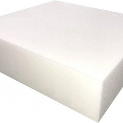 Burete dens pentru tapiterie, Poliuretan 50x50cm, grosime 7 cm, ideal pentru Aplicatii tapiterie, scaune, banchete, tablii de pat, saltele, Topper saltele, Articole de plaja si gradina, Ambalare, protectie transport si uz casnic