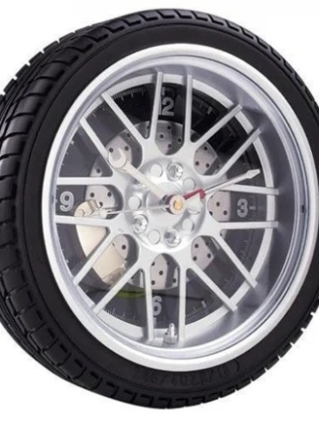 Ceas de Perete Sport Wheel – Design Unic în Forma de Roata pentru Pasionatii de Auto & Motorsport