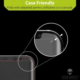 Folie Alien Surface HD, Samsung GALAXY NOTE 10, protectie ecran + Alien Fiber Cadou - Img 4