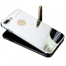 Husa Apple iPhone 8 Plus, Elegance Luxury tip oglinda Argintiu