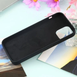 Husa Compatibila cu Apple iPhone 12 PRO MAX Perfect Fit Silicon TPU Slim Antisoc NEAGRA - cu incarcare wireless