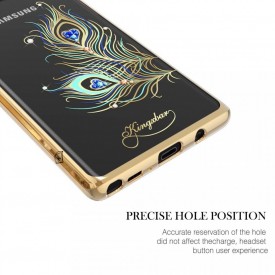 Husa Kingxbar pentru Samsung Galaxy Note 8 design Cristale Swarovski - Gold