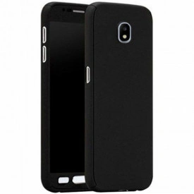 Husa Samsung Galaxy J5 2017, FullBody Elegance Luxury Black, acoperire completa 360 grade cu folie de sticla gratis