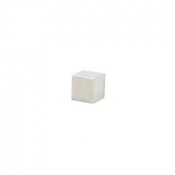 Magnet puternic neodim cub 10x10mm cu suprafata nichelata