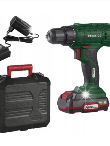 Masina de Gaurit si Insurubat Parkside cu Acumulator 20V, 2Ah si incarcator inclus