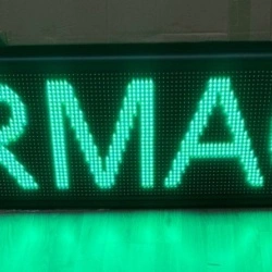 Panou Led de Exterior Programabil/Reclama Luminoasa 100x40 VERDE ideala pentru FARMACIE - Img 2