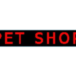 Panou Led de Exterior Programabil/Reclama Luminoasa 100x40cm Text Rosu pentru PET SHOP