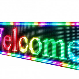 Panou Led de Exterior Programabil/Reclama Luminoasa 200x40 RGB text color si WIFI
