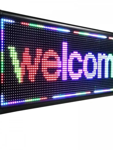 Panou Led de Exterior Programabil/Reclama Luminoasa 70x20 RGB cu WIFI