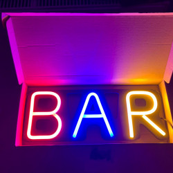 Reclama Luminoasa Neon LED "BAR" – Atrage Clientii si Creeaza Atmosfera Perfecta