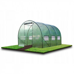 Sera tip tunel, 3.5x2x2 m, folie PE 140g/mp, cadru metalic, filtru UV4