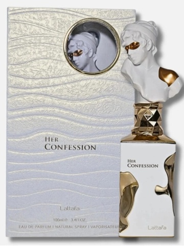 Apa de Parfum Her Confession, Lattafa, Femei - 100ml