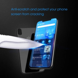 Folie de sticla 5D Apple iPhone 11, Privacy Glass Elegance Luxury, folie securizata duritate 9H