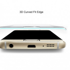 Folie de sticla Samsung Galaxy S7 Edge, Elegance Luxury margini curbate, DIAMOND CLEAR - Img 3