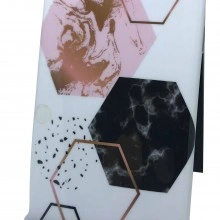Husa Apple iPhone 6 Plus/6S Plus, Elegance Luxury Marble White TPU , husa cu insertii marmura alba