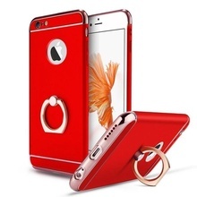 Husa Apple iPhone 7, Elegance Luxury 3in1 Ring Red