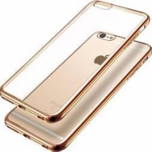 Husa Apple iPhone 7, Elegance Luxury placata Auriu (ELECTROPLATING GOLD)