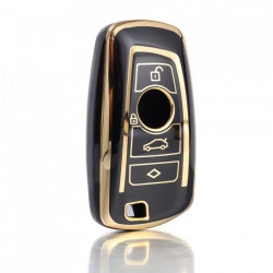 Husa de protectie premium pentru cheie auto, Elegance Luxury Cover Key, compatibila cu BMW X1, X3, X4, I3, M3, M4, M5, M6, Seria 3, 5, 6, 7 - Img 3