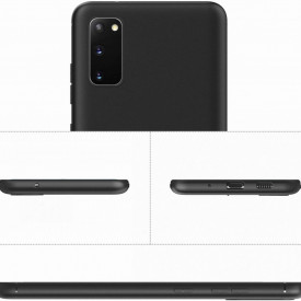 Husa Samsung Galaxy S20 Plus, slim antisoc Negru