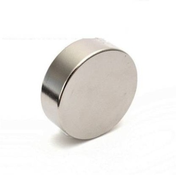 Magnet puternic neodim disc rotund 50x20mm cu suprafata nichelata