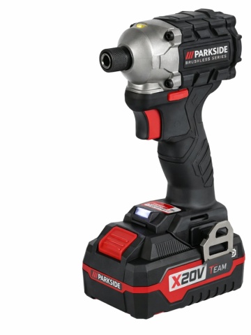 Masina de insurubat cu impact din seria X20v PARKSIDE PERFORMANCE PDSSAP 20V – cu baterie 4Ah si incarcator