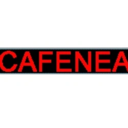 Panou Led de Exterior Programabil/Reclama Luminoasa 100x40 ROSU ideala pentru CAFENEA