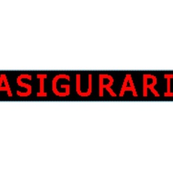 Panou Led de Exterior Programabil/Reclama Luminoasa 100x40 Text Rosu ASIGURARI