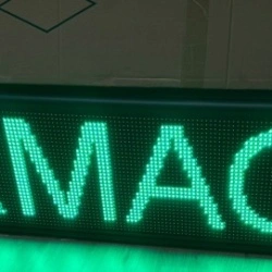 Panou Led de Exterior Programabil/Reclama Luminoasa 100x40 VERDE ideala pentru FARMACIE - Img 3