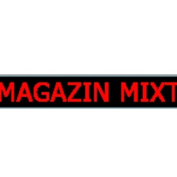 Panou Led de Exterior Programabil/Reclama Luminoasa 100x40cm Text Rosu pentru MAGAZIN MIXT
