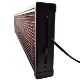 Panou Led de Exterior Programabil/Reclama Luminoasa 135x55 ROSU