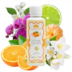 Parfum de rufe FRESH GARDEN cu arome de Citrice, Iasomie, Musk, Note aquatice, Orhidee, Santal, 200ml, 40 de spalari