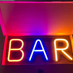 Reclama Luminoasa Neon LED "BAR" – Atrage Clientii si Creeaza Atmosfera Perfecta