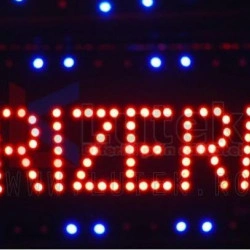 Reclama Text LED - " FRIZERIE " animatie luminoasa dinamica