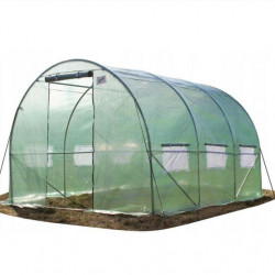 Sera tip tunel, 3.5x2x2 m, folie PE 140g/mp, cadru metalic, filtru UV4