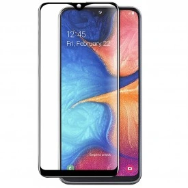 Folie de sticla Samsung Galaxy A20e, 5D FULL GLUE Negru - Img 1