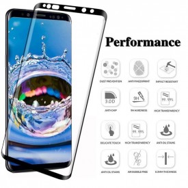Folie de sticla Samsung Galaxy J6 2018, 9D FULL GLUE Negru
