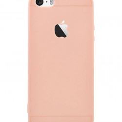 Husa Apple iPhone 6, Elegance Luxury Rose-Gold, Silicon TPU Antisoc cu decupaj logo