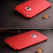 Husa Apple iPhone 6 Plus/6S Plus, FullBody Elegance Luxury iPaky Red, acoperire completa 360 grade cu folie de sticla gratis - Img 2