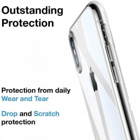 Husa Apple iPhone XS MAX, Silicon TPU slim Transparenta