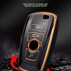 Husa de protectie premium pentru cheie auto, Elegance Luxury Cover Key, compatibila cu BMW X1, X3, X4, I3, M3, M4, M5, M6, Seria 3, 5, 6, 7 - Img 4