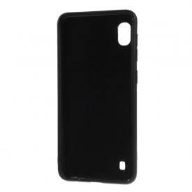 Husa pentru Samsung Galaxy A10, Perfect Fit, cu insertii de carbon, negru - Img 2