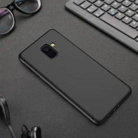 Husa pentru Samsung Galaxy A6 Plus, Perfect Fit , Silicon TPU Negru - Img 3