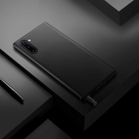Husa Samsung Galaxy Note 10 Plus, silicon slim antisoc Negru