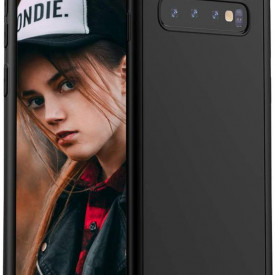 Husa Samsung Galaxy S10, FullBody Elegance Luxury Negru, acoperire completa 360 grade cu folie de protectie gratis