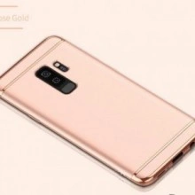 Husa Samsung Galaxy S9 Plus, Elegance Luxury 3in1 Rose-Gold